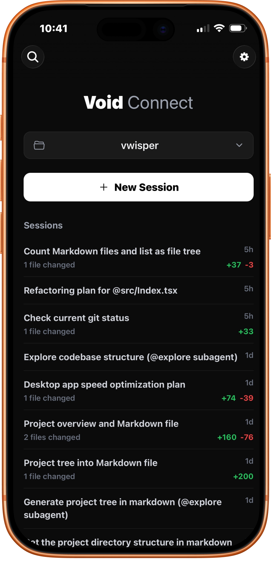 Void Connect Mobile App